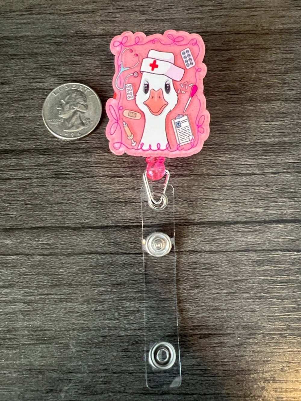 Nurse badge reel